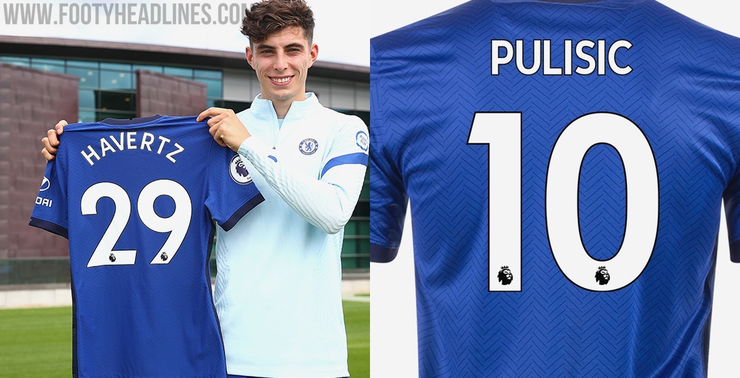 New Chelsea FC Kit Numbers Announced Havertz Thiago Silva